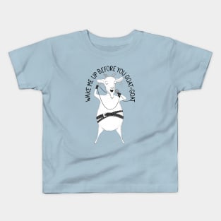 Wake Me Up | Animal Karaoke Collection Kids T-Shirt